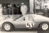 Enrico Benzing con Enzo Ferrari alla presentazione della "Dino"